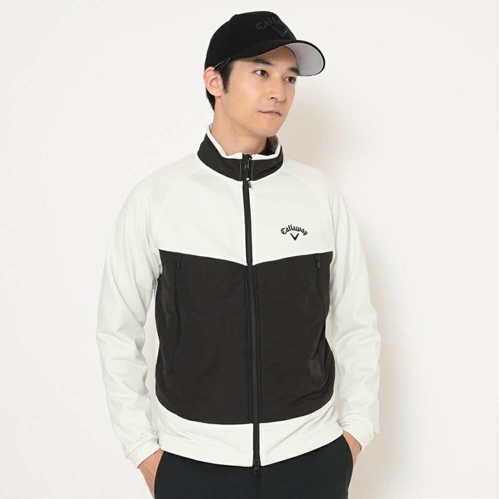 Callaway バックグリッド裏起毛フルジップスウェット 25FW C25217104