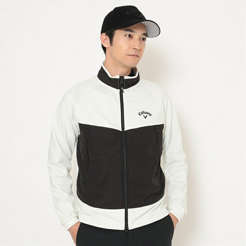 ベストスポーツ Callaway（キャロウェイ）製品。Callaway バックグリッド裏起毛フルジップスウェット 25FW C25217104