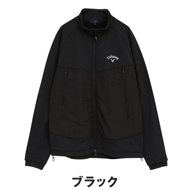 ベストスポーツ Callaway（キャロウェイ）製品。Callaway バックグリッド裏起毛フルジップスウェット 25FW C25217104
