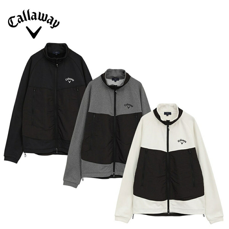 ベストスポーツ Callaway（キャロウェイ）製品。Callaway バックグリッド裏起毛フルジップスウェット 25FW C25217104