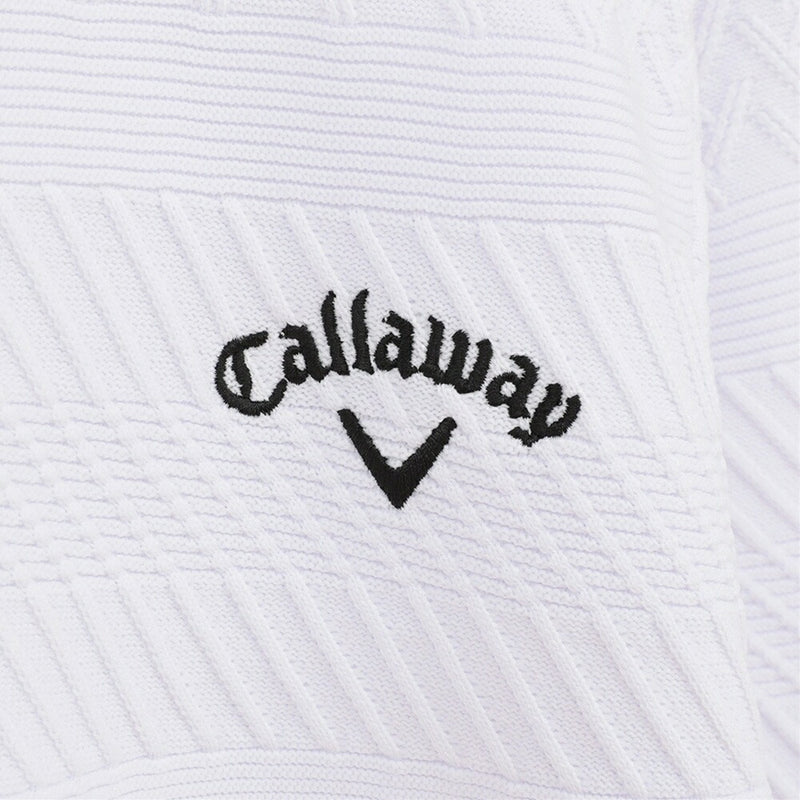 ベストスポーツ Callaway（キャロウェイ）製品。Callaway ガーター編みクルーネックニット 25FW C25218100