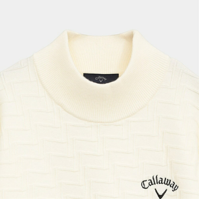 ベストスポーツ Callaway（キャロウェイ）製品。Callaway リンクス編みハイネックニット 25FW C25218104