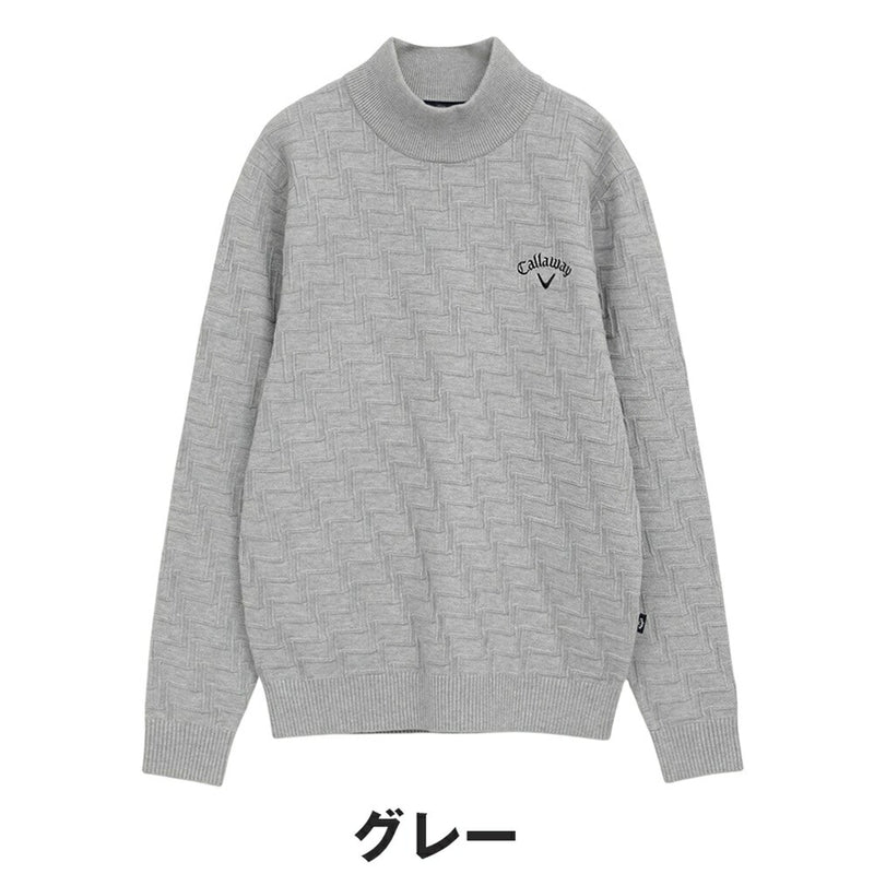 ベストスポーツ Callaway（キャロウェイ）製品。Callaway リンクス編みハイネックニット 25FW C25218104