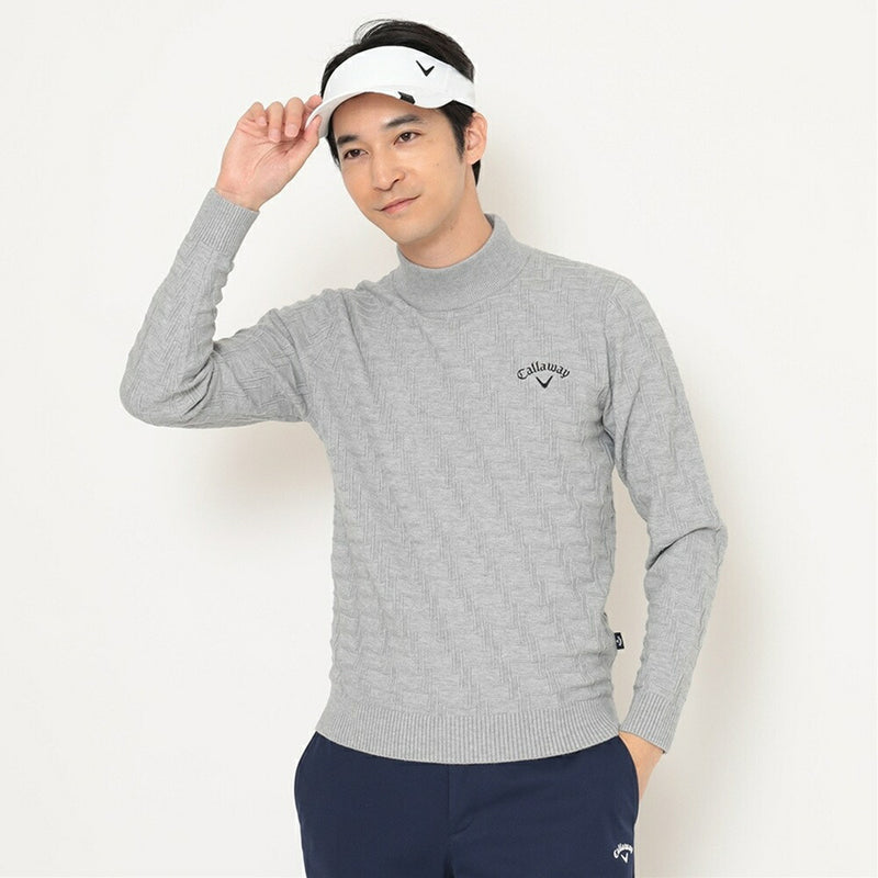 ベストスポーツ Callaway（キャロウェイ）製品。Callaway リンクス編みハイネックニット 25FW C25218104