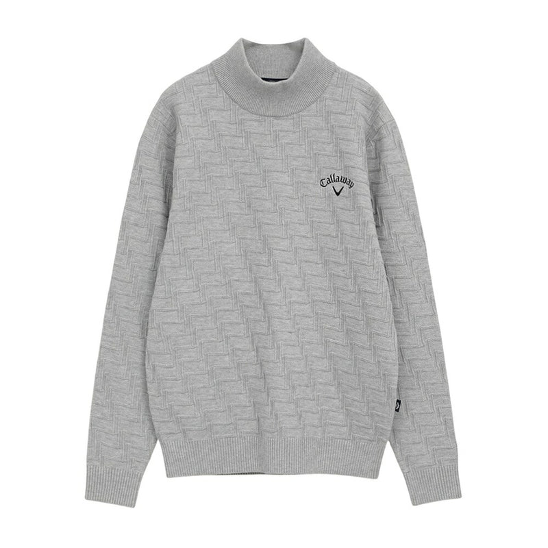 ベストスポーツ Callaway リンクス編みハイネックニット 25FW C25218104