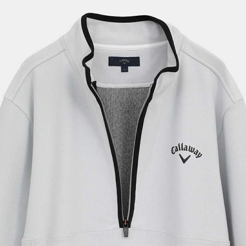 ベストスポーツ Callaway（キャロウェイ）製品。Callaway 裏起毛ハーフジップモックネックシャツ 25FW C25233109