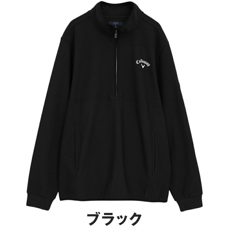 ベストスポーツ Callaway（キャロウェイ）製品。Callaway 裏起毛ハーフジップモックネックシャツ 25FW C25233109