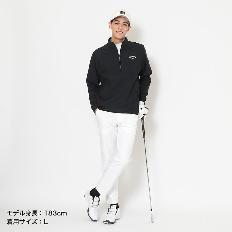 ベストスポーツ Callaway（キャロウェイ）製品。Callaway 裏起毛ハーフジップモックネックシャツ 25FW C25233109