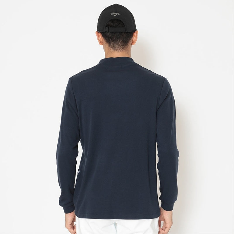 ベストスポーツ Callaway（キャロウェイ）製品。Callaway 裏起毛スムースモックネックシャツ 25FW C25233111