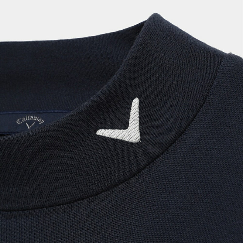 ベストスポーツ Callaway（キャロウェイ）製品。Callaway 裏起毛スムースモックネックシャツ 25FW C25233111