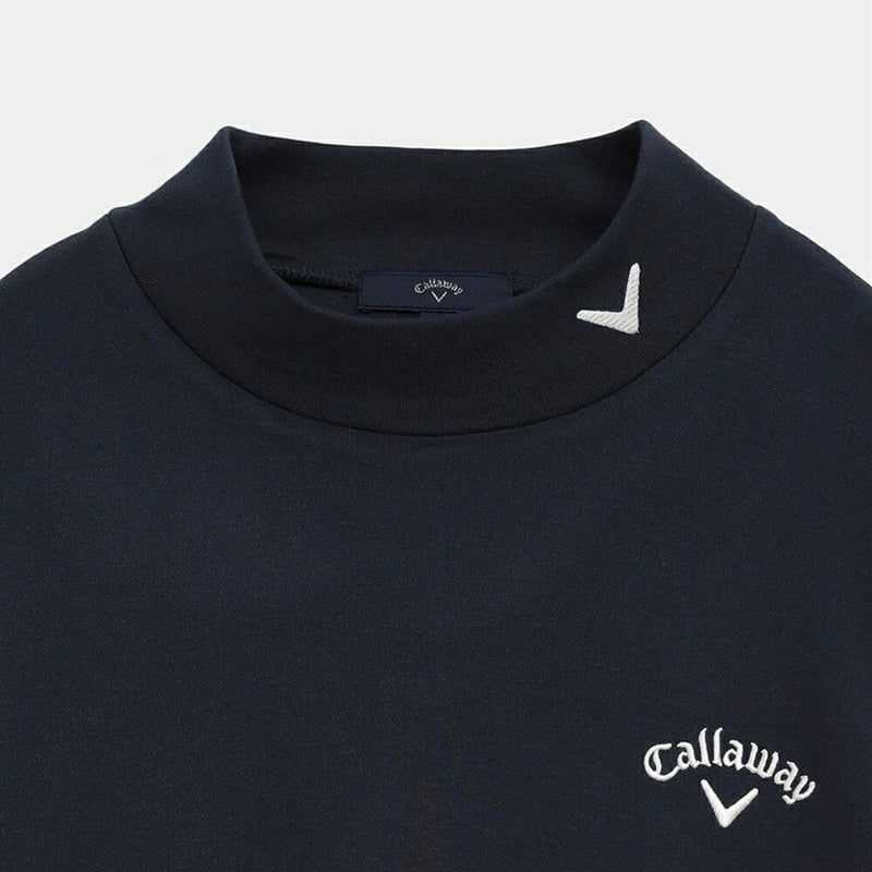 ベストスポーツ Callaway（キャロウェイ）製品。Callaway 裏起毛スムースモックネックシャツ 25FW C25233111