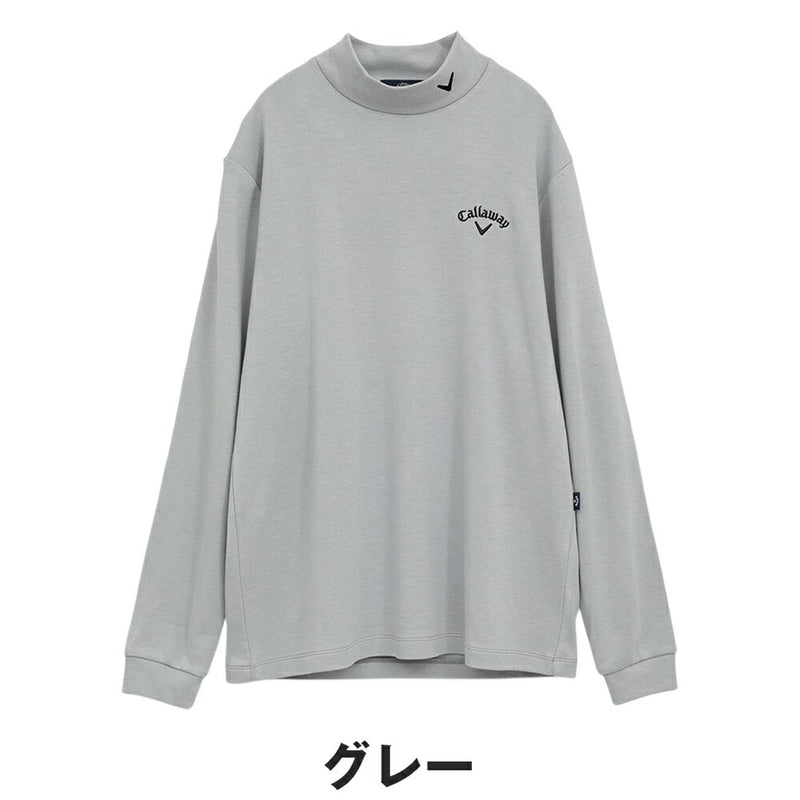ベストスポーツ Callaway（キャロウェイ）製品。Callaway 裏起毛スムースモックネックシャツ 25FW C25233111