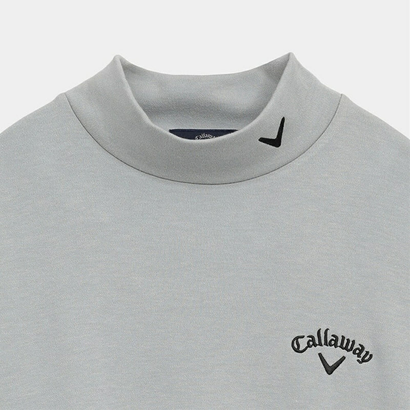 ベストスポーツ Callaway（キャロウェイ）製品。Callaway 裏起毛スムースモックネックシャツ 25FW C25233111