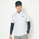 ベストスポーツ Callaway（キャロウェイ）製品。Callaway チェックプリントセットシャツ(インナー付き) 25FW C25234109