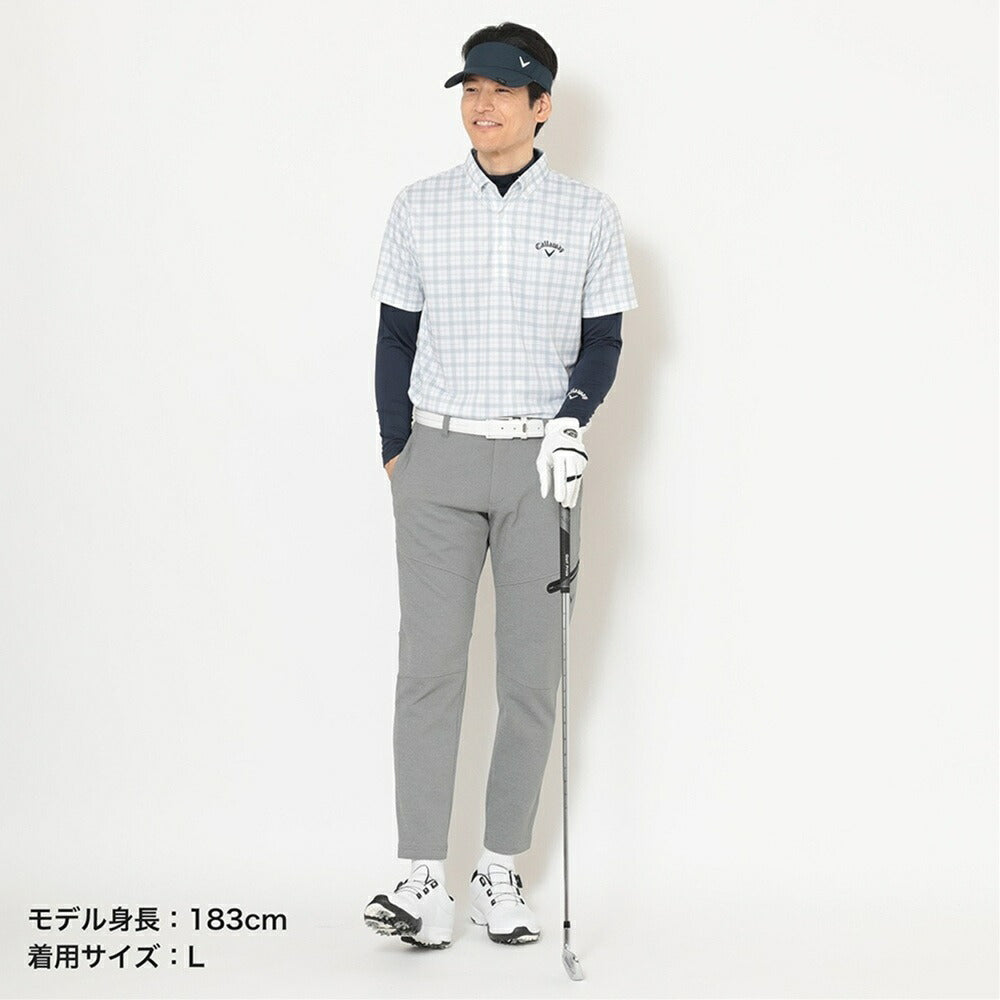 Callaway チェックプリントセットシャツ(インナー付き) 25FW C25234109