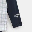 ベストスポーツ Callaway（キャロウェイ）製品。Callaway チェックプリントセットシャツ(インナー付き) 25FW C25234109