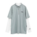 ベストスポーツ Callaway チェックプリントセットシャツ(インナー付き) 25FW C25234109