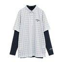 ベストスポーツ Callaway チェックプリントセットシャツ(インナー付き) 25FW C25234109