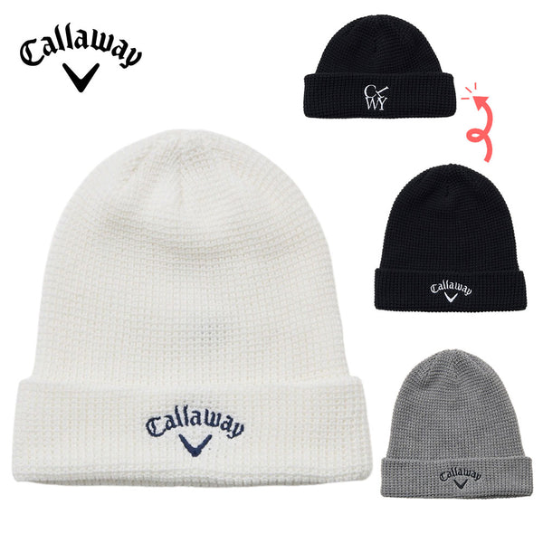 新着商品 Callaway（キャロウェイ）製品。Callaway ビーニー ニット帽子 25FW 5291122