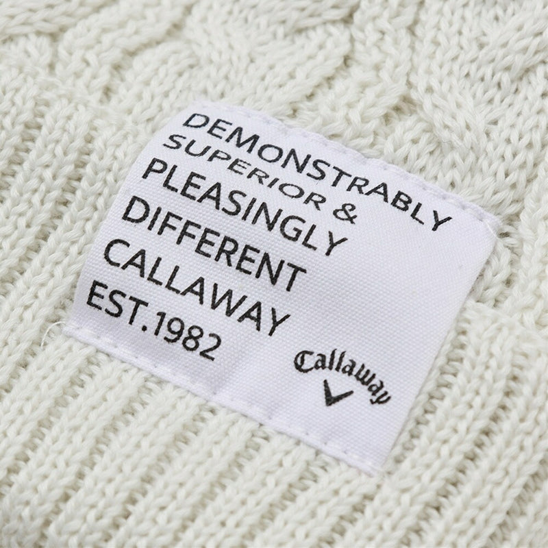 ベストスポーツ Callaway（キャロウェイ）製品。Callaway ケーブル編ビーニー 25FW 252911231180FR