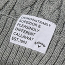 ベストスポーツ Callaway（キャロウェイ）製品。Callaway ケーブル編ビーニー 25FW 252911231180FR