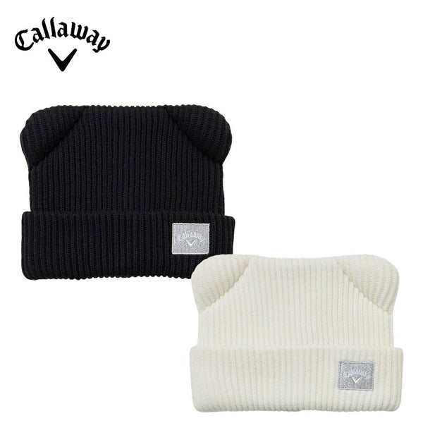 セール品 Callaway（キャロウェイ）製品。Callaway クマ耳付きビーニー 25FW C25291217