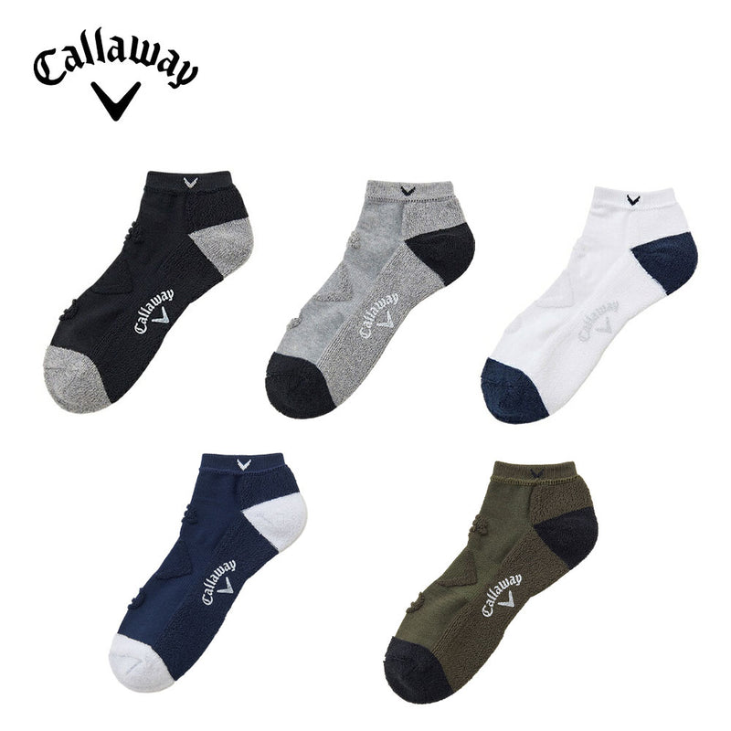 ベストスポーツ Callaway（キャロウェイ）製品。Callaway 表パイルアンクルソックス 25FW 5293100
