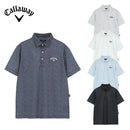 ベストスポーツ Callaway（キャロウェイ）製品。Callaway かざあなメッシュ小ヤシの木総柄半袖シャツ 26SS C26134125