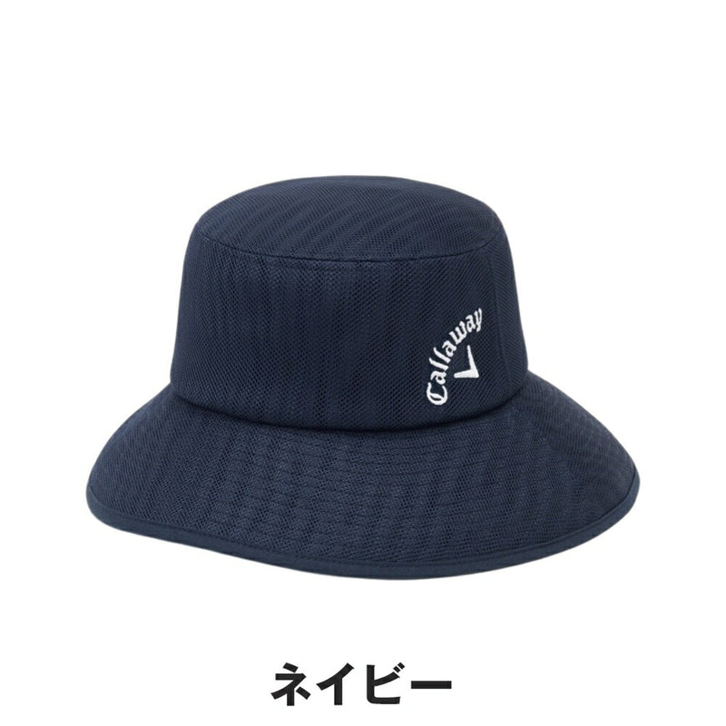 Callaway 後ろ下がり変形ブリムかざあなメッシュハット 26SS C26191219