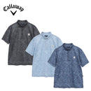 ベストスポーツ Callaway（キャロウェイ）製品。Callaway かざあなメッシュシャンブレー柄半袖シャツ 26FW C26234103