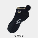 ベストスポーツ Callaway（キャロウェイ）製品。Callaway ラブキャロウェイファーポンポン付きアンクルソックス 26FW C26293202
