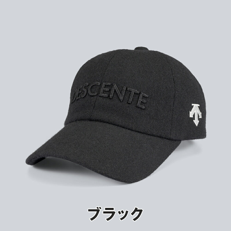 ベストスポーツ DESCENTE GOLF（デサントゴルフ）製品。DESCENTE GOLF ウールナイロンフラノキャップ 24FW DG4FCP05M