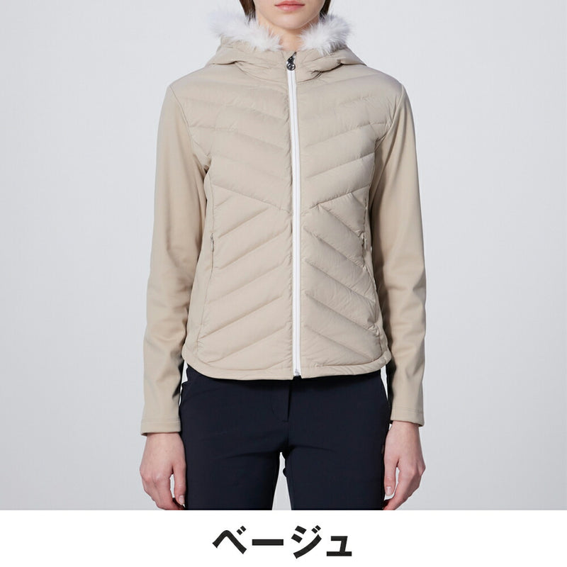 ベストスポーツ DESCENTE GOLF（デサントゴルフ）製品。DESCENTE GOLF ハイブリッドフーディーダウンジャケット 24FW DG4FDJ01L