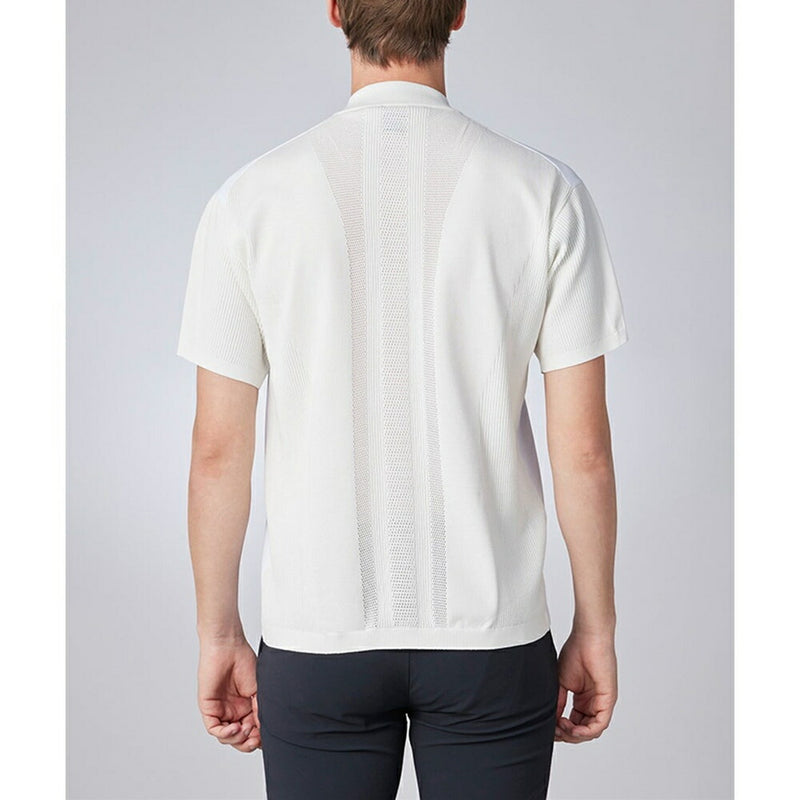 ベストスポーツ DESCENTE GOLF（デサントゴルフ）製品。DESCENTE GOLF ハーフジップハイブリッド半袖シャツ 25SS DG5SHS03M