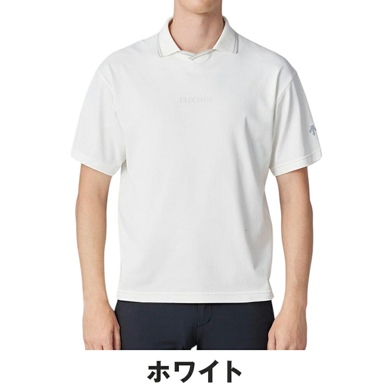 ベストスポーツ DESCENTE GOLF（デサントゴルフ）製品。DESCENTE GOLF スキッパーネック鹿の子半袖シャツ 25SS DG5SHS08M