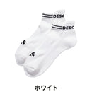 ベストスポーツ DESCENTE GOLF（デサントゴルフ）製品。DESCENTE GOLF ロゴジャカードアンクル丈ソックス 25SS DG5SSO00M