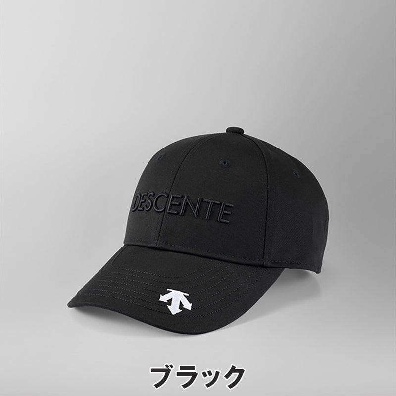 ベストスポーツ DESCENTE GOLF（デサントゴルフ）製品。DESCENTE GOLF 3Dロゴ刺繍キャップ 24FW DGBXJC02