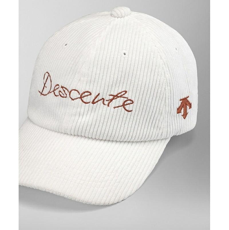 ベストスポーツ DESCENTE GOLF（デサントゴルフ）製品。DESCENTE GOLF PEコーデュロイロゴ刺繍キャップ 23FW DGCWJC02