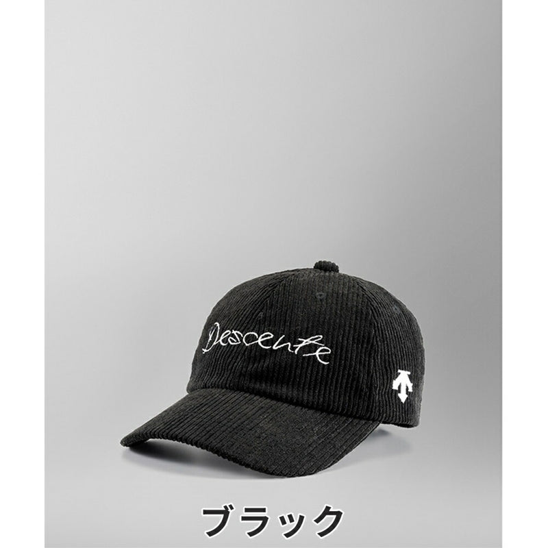 ベストスポーツ DESCENTE GOLF（デサントゴルフ）製品。DESCENTE GOLF PEコーデュロイロゴ刺繍キャップ 23FW DGCWJC02