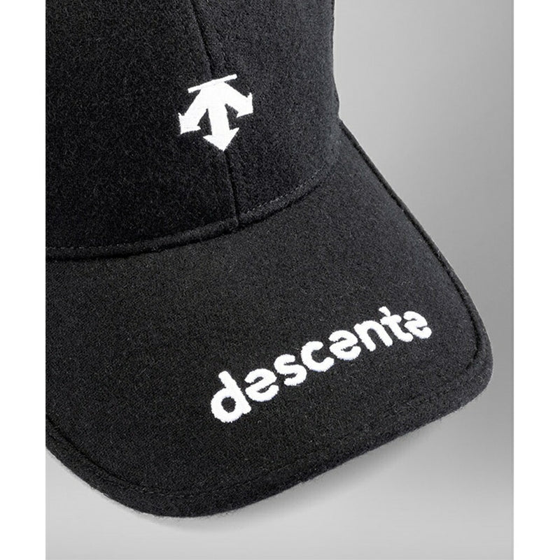 ベストスポーツ DESCENTE GOLF（デサントゴルフ）製品。DESCENTE GOLF ウールナイロンフラノロゴ刺繍キャップ 23FW DGCWJC03