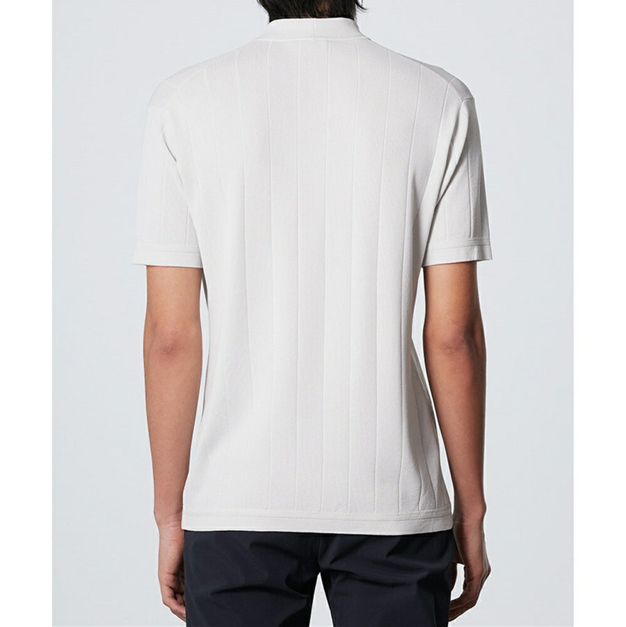 DESCENTE GOLF BASIC SERIES モックネックニット半袖シャツ 24SS DESCENTE GOLF BASIC SERIES モックネックニット半袖シャツ 24SS