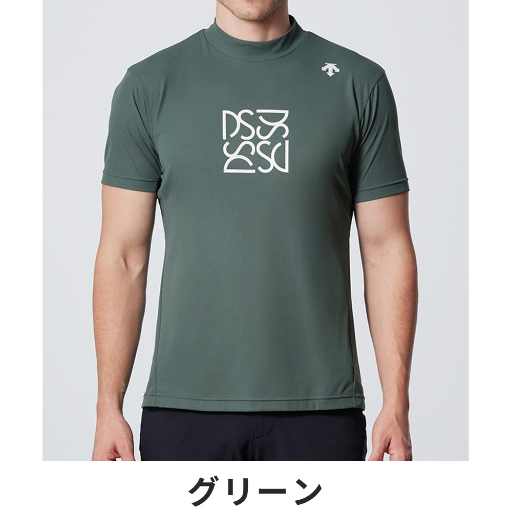 DESCENTE デサント ゴルフ モックネック【サーモン/O