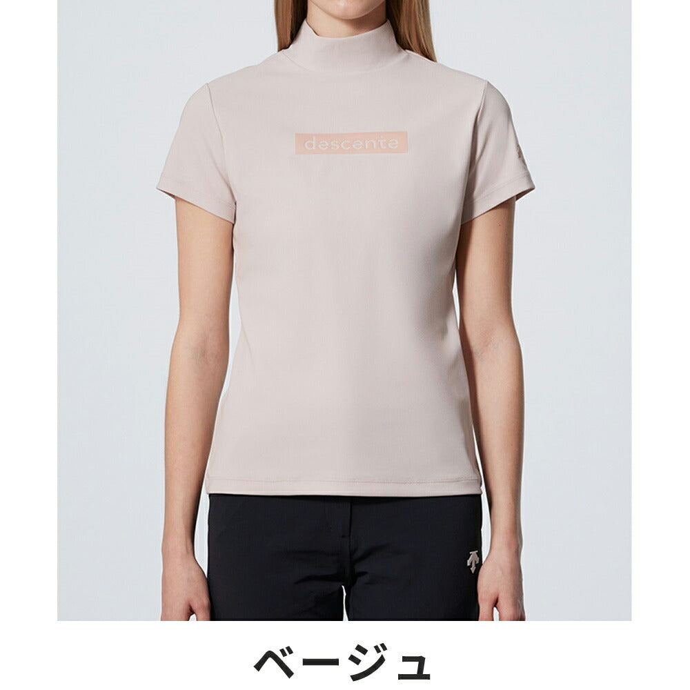中古 レディース デサントゴルフ DESCENTE GOLF 半袖シャツ M 白