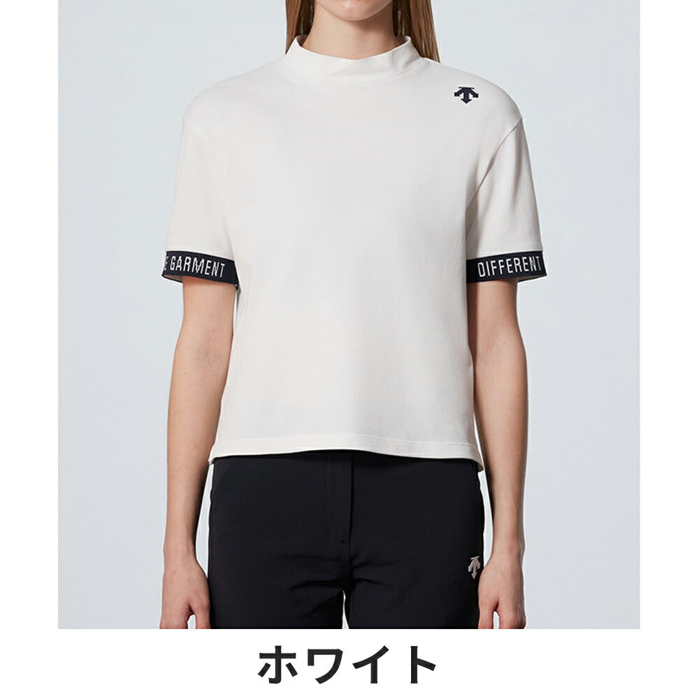 DESCENTE GOLF DSG COLLECTION モックネック鹿の子シャツ 24SS