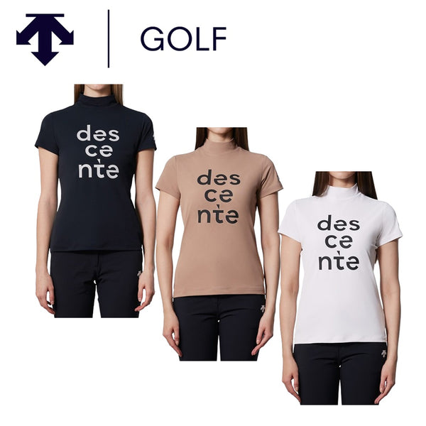 ゴルフ用品 2024年春夏 DESCENTE GOLF（デサントゴルフ）製品。DESCENTE GOLF 鹿の子半袖シャツ 24SS DGWXJA15