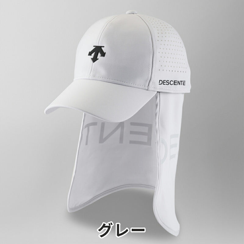 ベストスポーツ DESCENTE GOLF（デサントゴルフ）製品。DESCENTE GOLF クーリングパンチングメッシュキャップ サンシェード付き 24SS DGBXJC09W