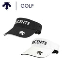 ベストスポーツ DESCENTE GOLF（デサントゴルフ）製品。DESCENTE GOLF PEツイルロゴサンバイザー 25SS DG5SCP52U