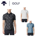 ベストスポーツ DESCENTE GOLF（デサントゴルフ）製品。DESCENTE GOLF アーガイルプリント半袖シャツ 25SS DG5SHS15M
