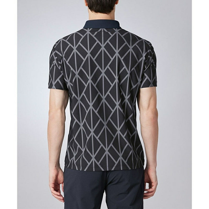 ベストスポーツ DESCENTE GOLF（デサントゴルフ）製品。DESCENTE GOLF アーガイルプリント半袖シャツ 25SS DG5SHS15M