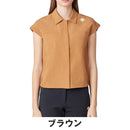 ベストスポーツ DESCENTE GOLF（デサントゴルフ）製品。DESCENTE GOLF ドビー織フレンチスリーブシャツ 25SS DG5STZ01L